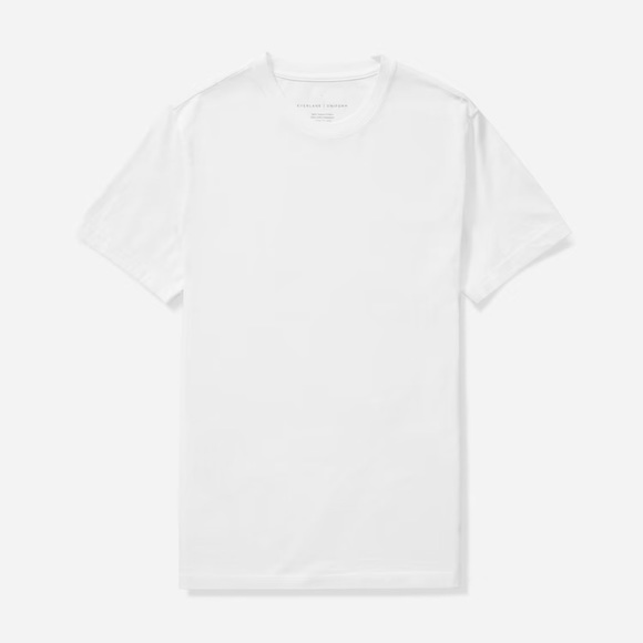 NEW Everlane The Organic Cotton Crew Uniform in White XL - Picture 4 of 11